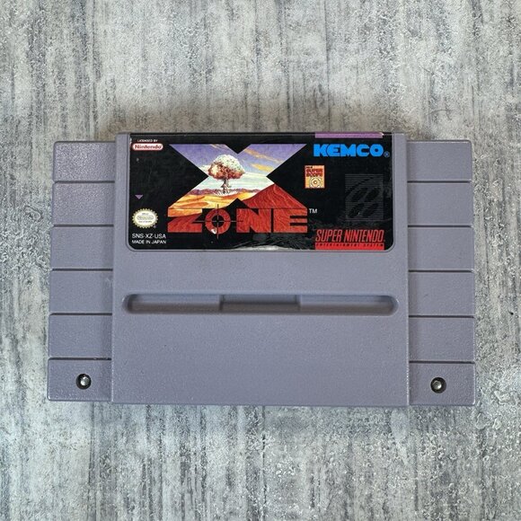 X-Zone - Super Nintendo SNES - Excellent Shape - Authentic - Tested & Working - Picture 1 of 3